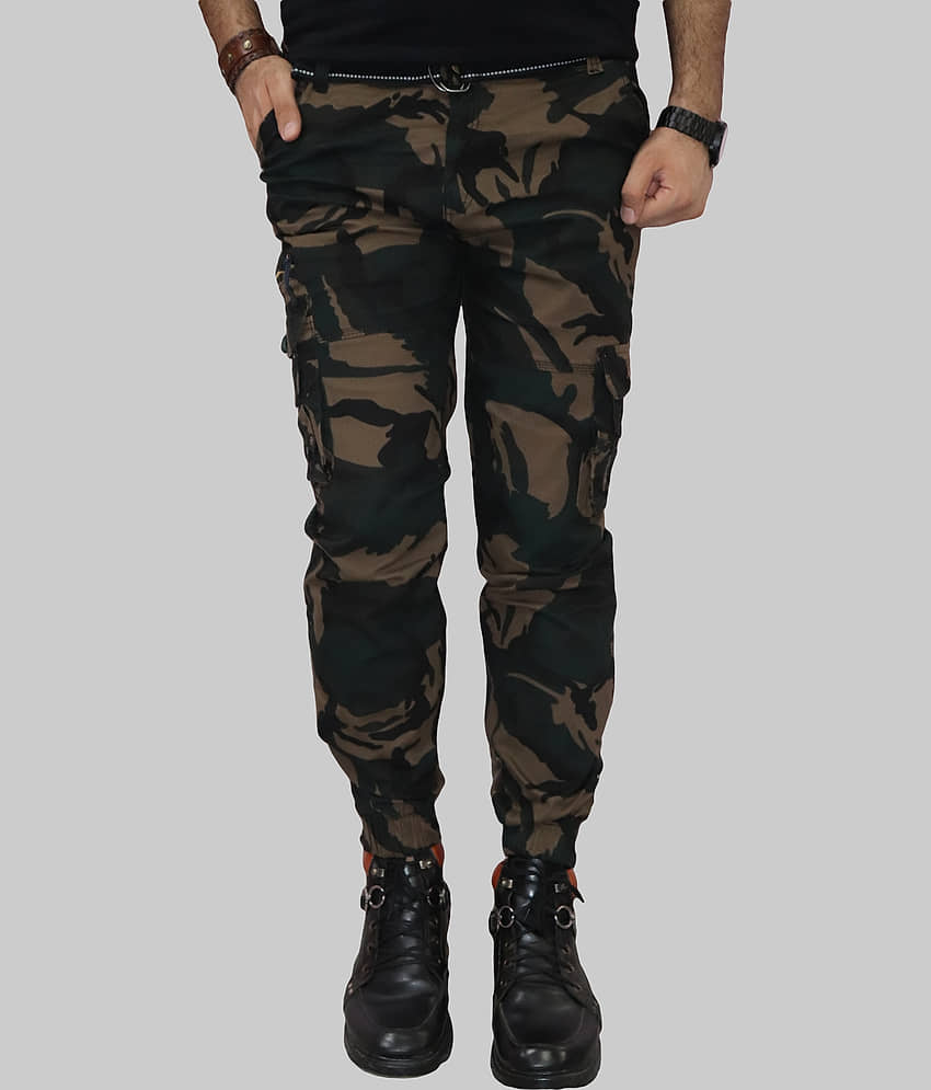 HYMEN LEGIONS Regular Flat Men's Cargos - GREEN ( Pack of 1 )