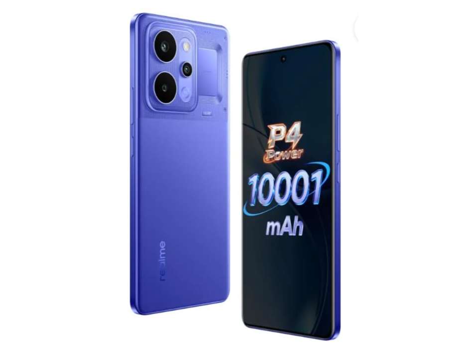 Realme P4 Power 5G Smartphone, 8GB RAM, 256GB Storage - Trans Blue