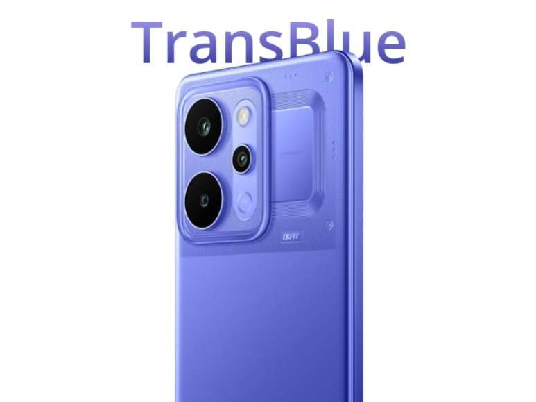Realme P4 Power 5G Smartphone, 8GB RAM, 256GB Storage - Trans Blue view 2