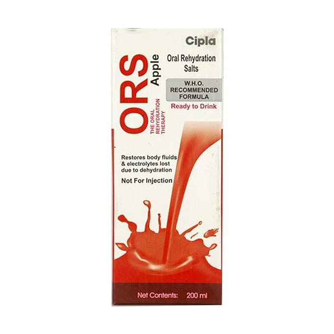 Cipla Ors Apple - Pack Of 200 Ml Rehydration Drink