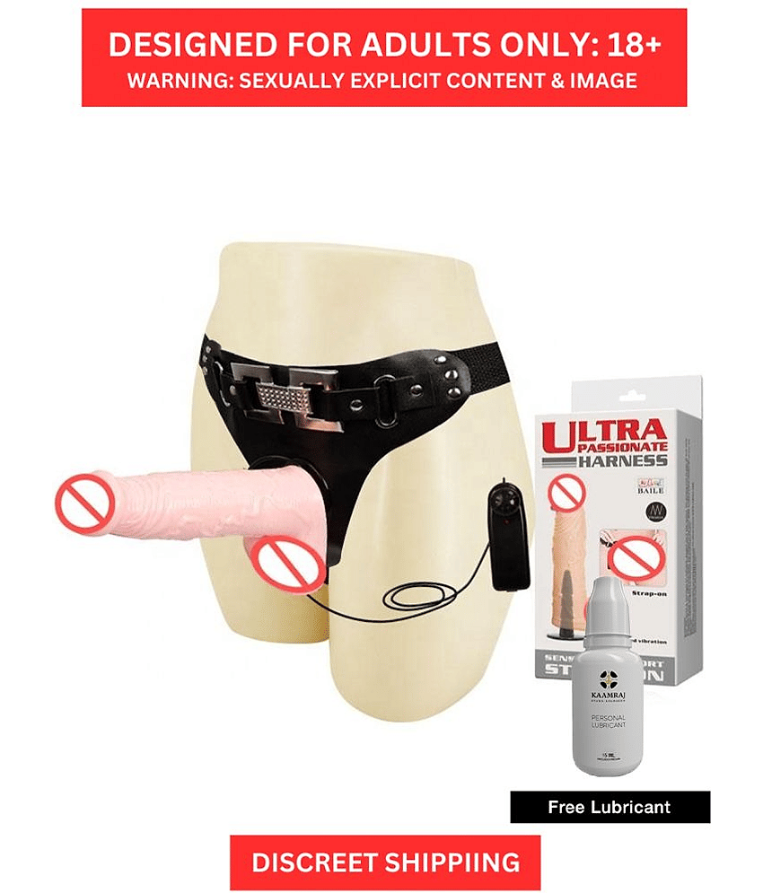 Ultra-Realistic Feel Vibrating Dildo with Adjustable Strap-On for Long Lasting Satisfaction