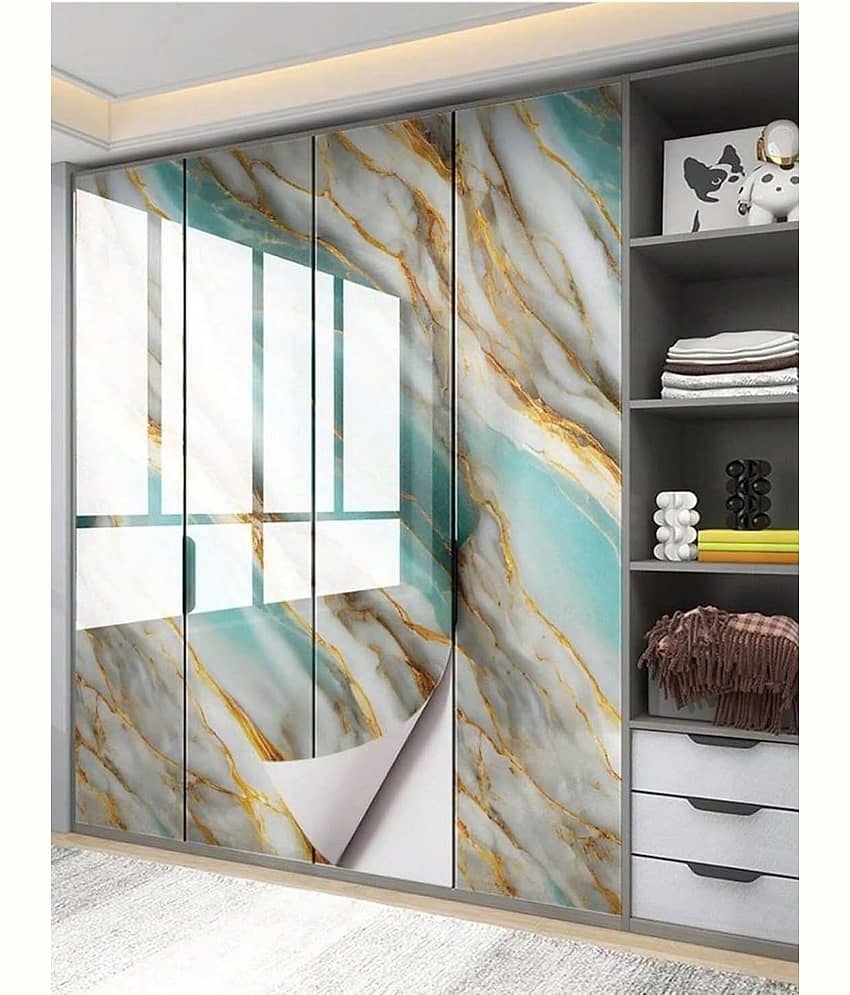Satva-The Brand Abstract Wallpaper ( 60 x 200 ) cm ( Pack of 1 ) view 2