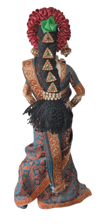 Traditional Indian Decorative Saree Doll view 2