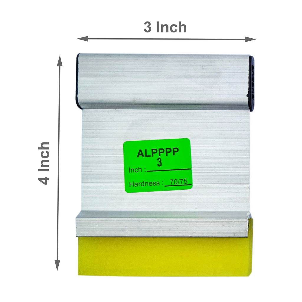 MrKrafts 3 Inch Aluminium Squeegee Blade for Screen Printing view 2
