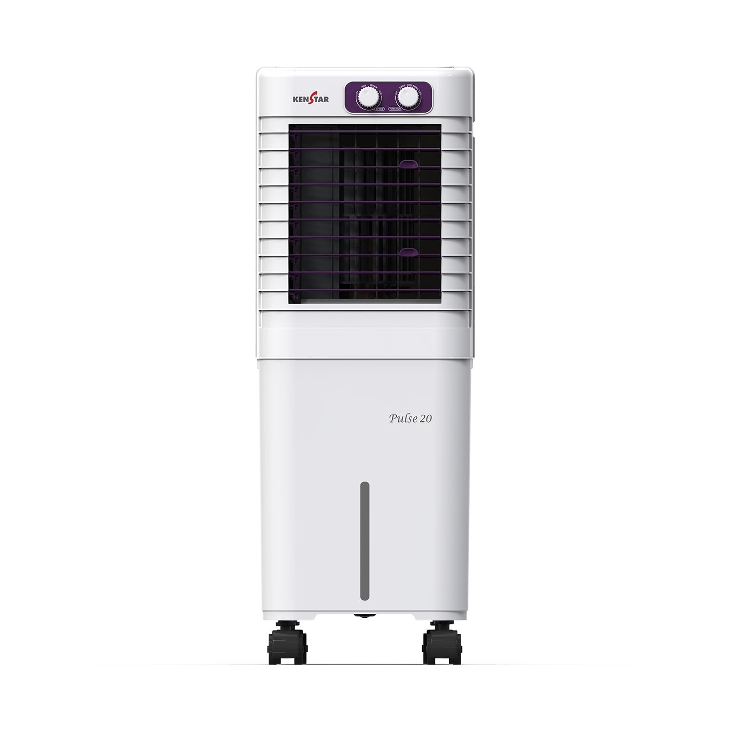 Kenstar Pulse HC 20 Personal Air Cooler with Honeycomb Pads, White & Purple