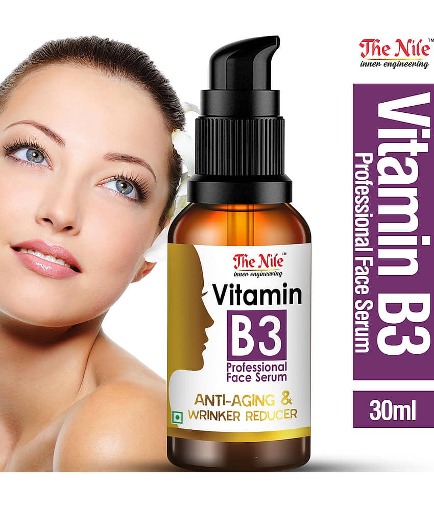 The Nile Professional Vitamin B3 Skin Clearing Serum with Hyaluronic Acid Brightening, Anti-Aging Skin Face Serum 30 mL