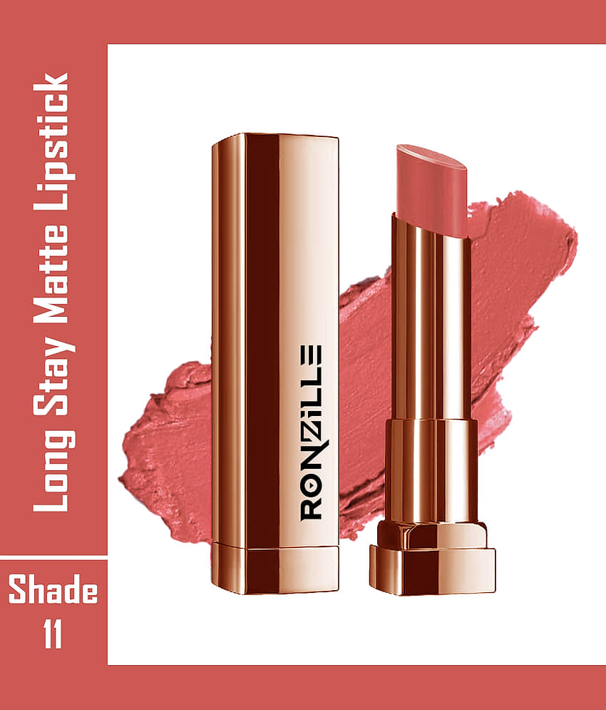 Ronzille Bubblegum Pink Matte Lipstick 4.5