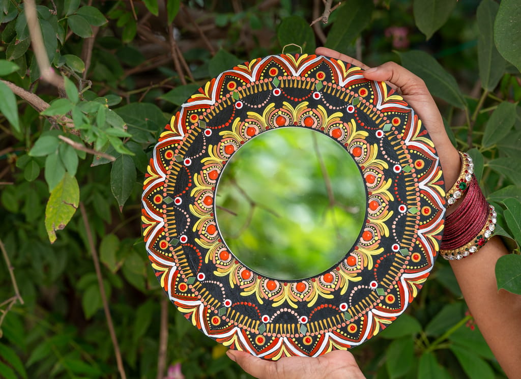 Sringar Mirror Mandala 12 inch view 2