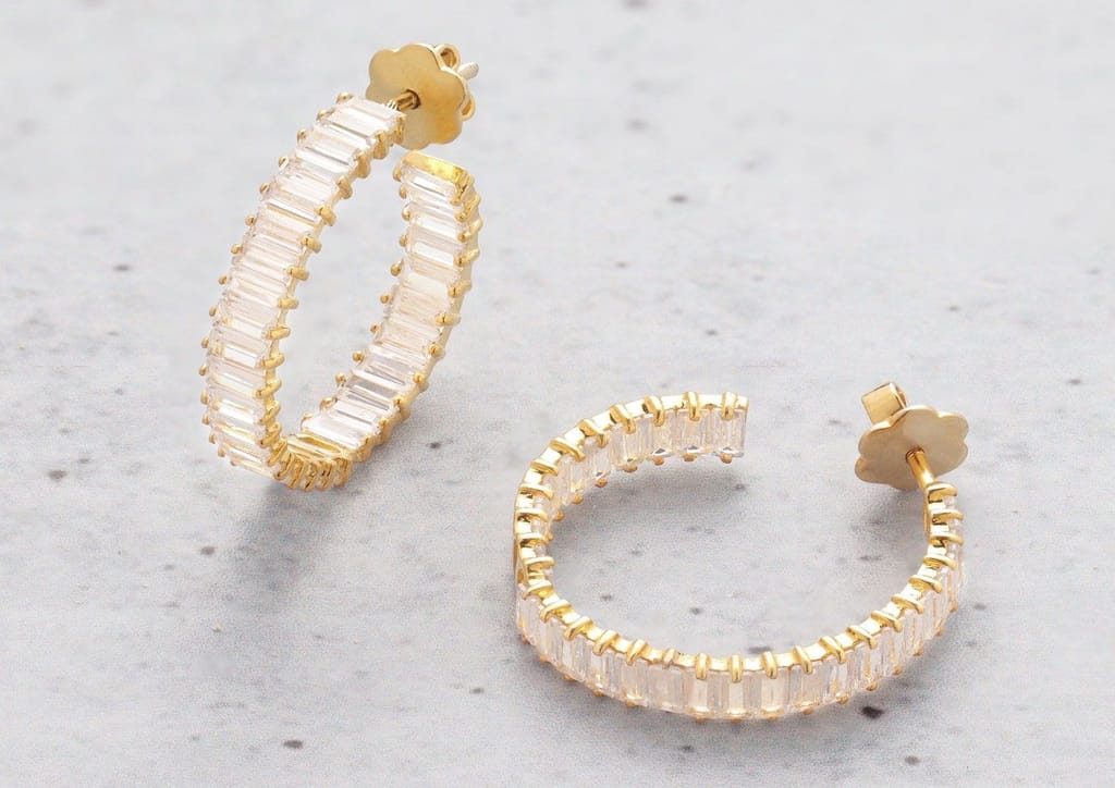 Luminous Hoop Earrings view 2