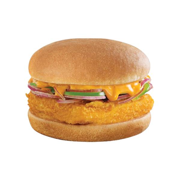 Paneer Cheese Schezwan Burger