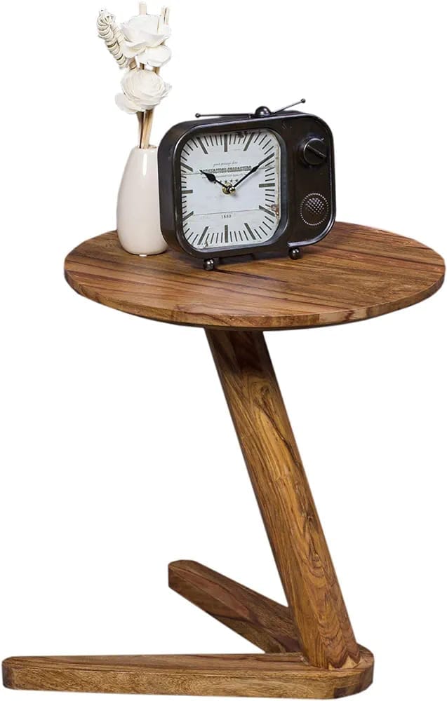 Solid Wood Side Table view 2