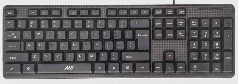 Premium Wired Computer Keyboard 104 Keys Full Layout USB Keyboard for Home, Office, and School view 2