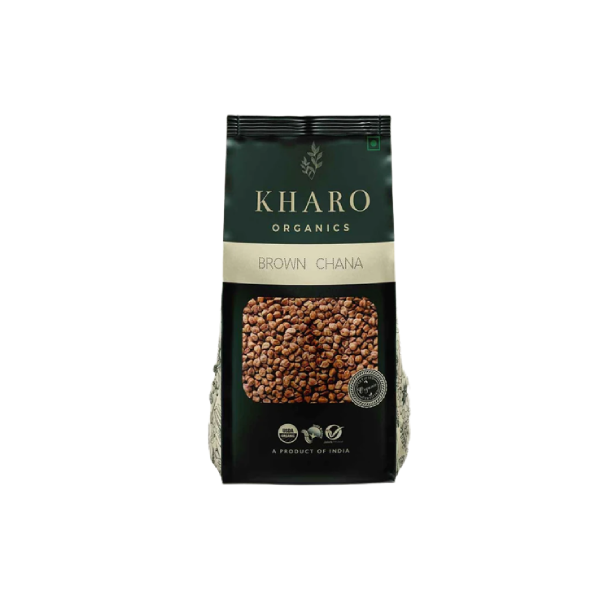 Kharo Organics Brown Chana 500 Gms Pack Of 2