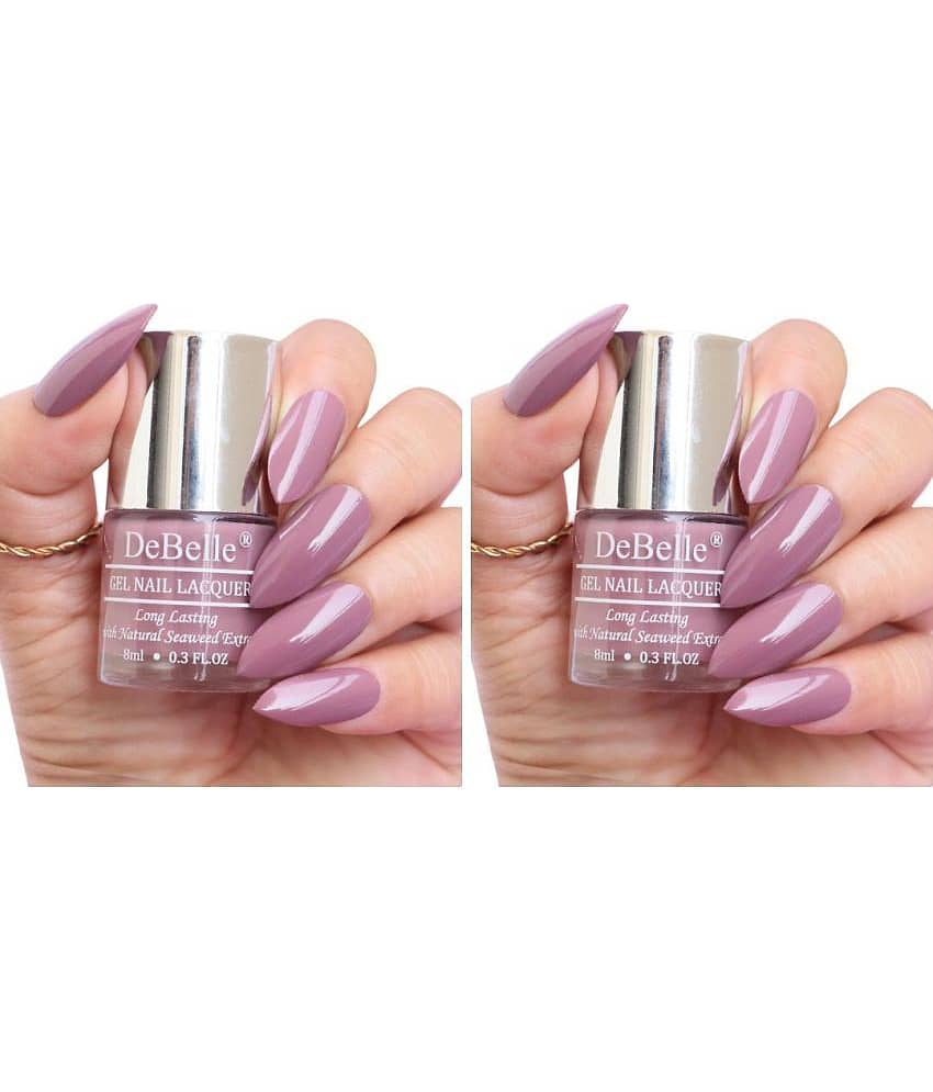 DeBelle Mauve Matte Nail Polish 16 ( Pack of 2 )