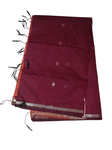 Kalyani Cotton Saree for Women | Soft Pure Cotton Saree with Blouse Piece | Traditional Daily Wear Handloom Style Saree | Lightweight Breathable Cotton Saree for Office, Casual & Festive Wear