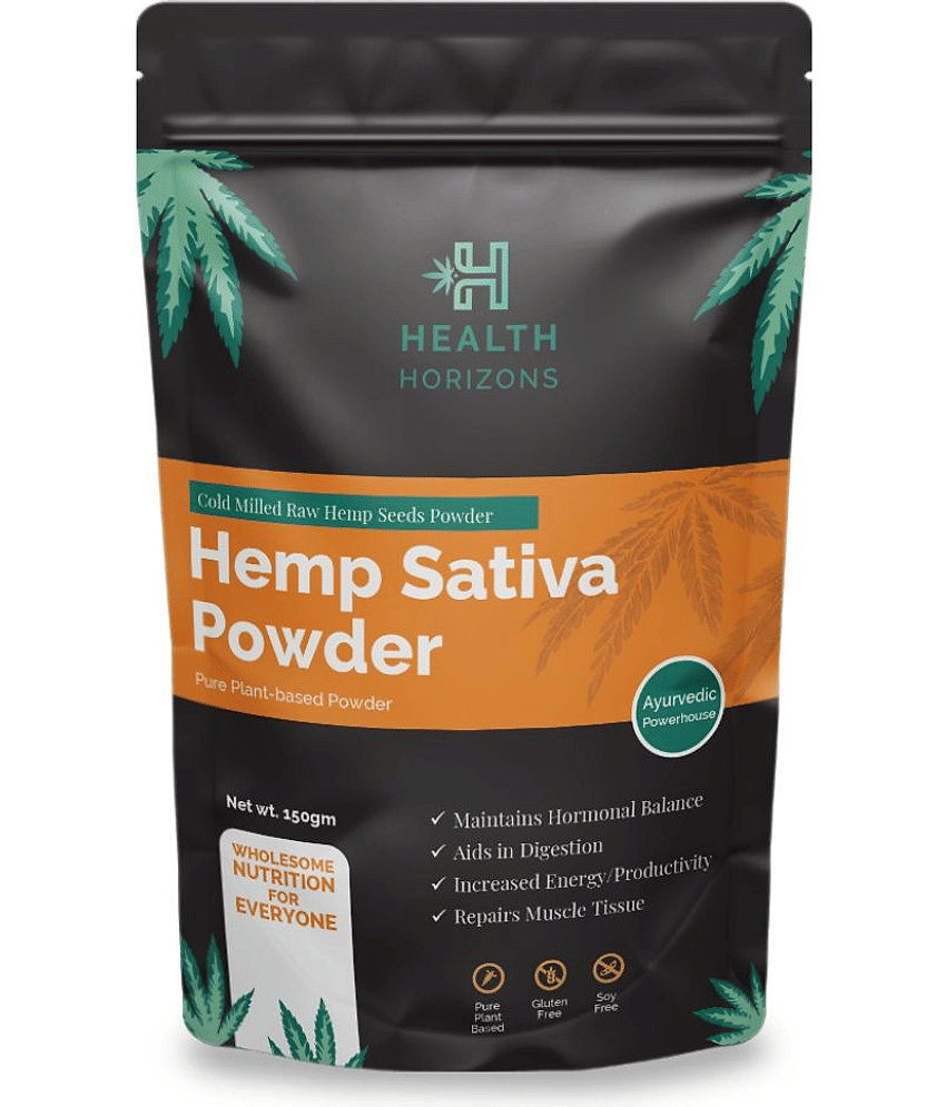 Health Horizons Ayurvedic Sativa Hemp Powder 150gm Ayurvedic Hemp Powder