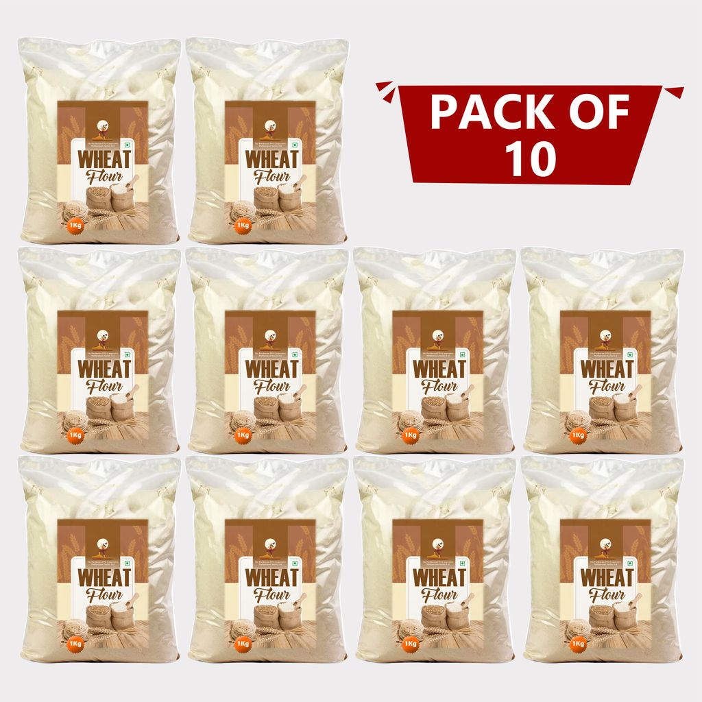 Wheat Flour (1 kg), pack of 10