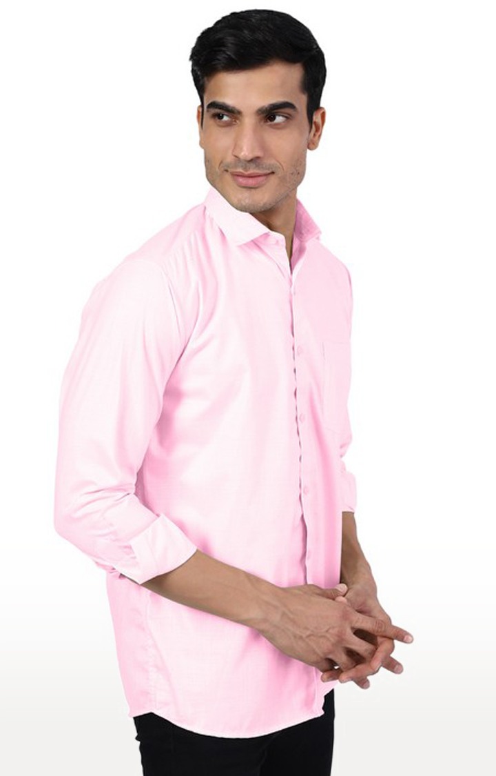 Tahvo Men Pink Formal Shirt view 2