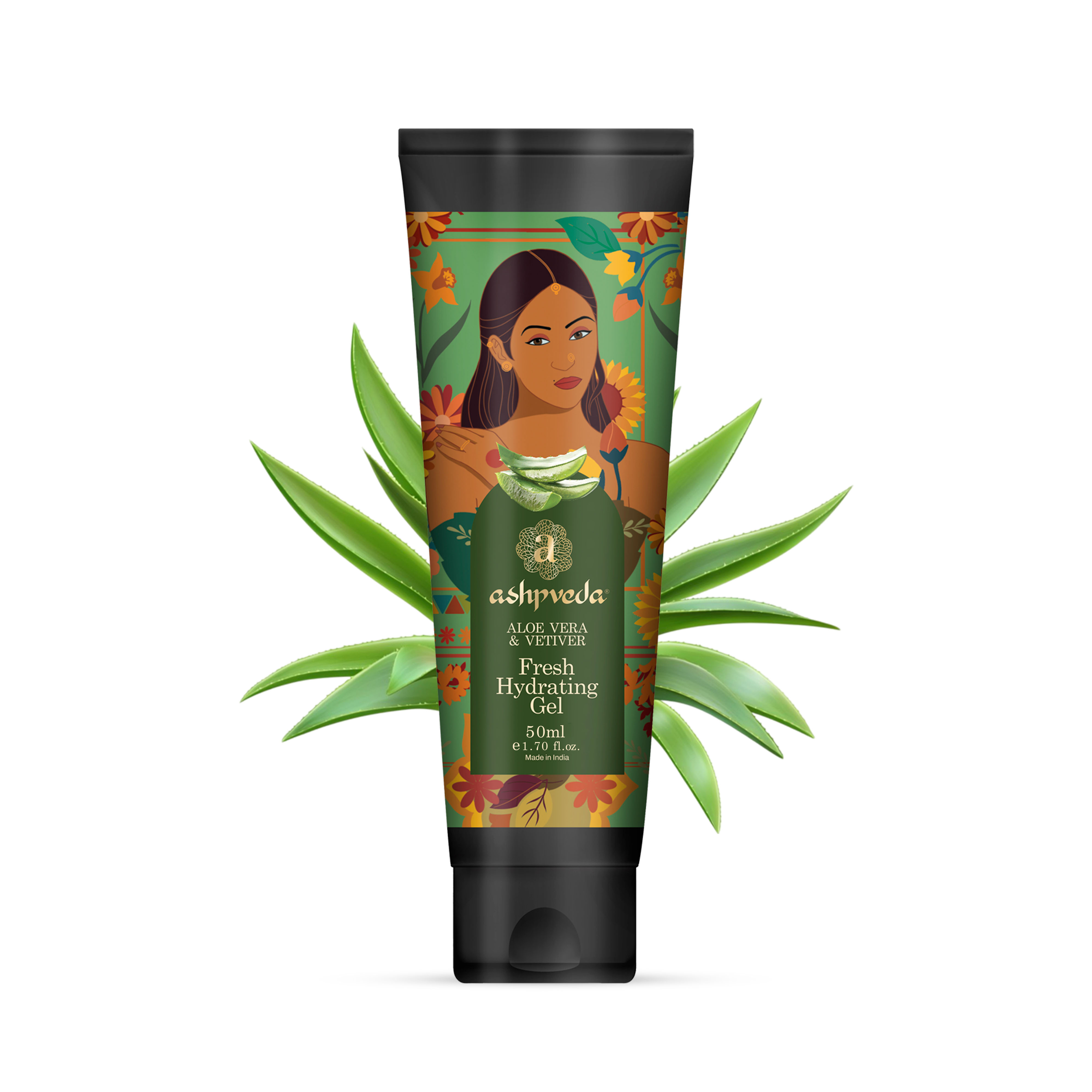 ashpveda Vetiver Aloe Hydrating Gel for Oil Free Skin