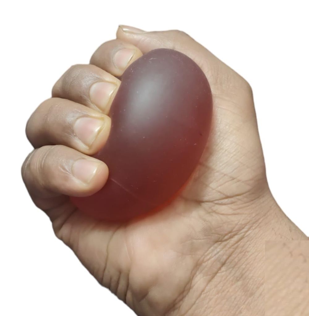 Gel Exercise Ball for Hand, Grip Muscle Strengthening,Stress Relief, Arthritis, Finger, Wrist, Carpal Tunnel & Pain Relief view 2