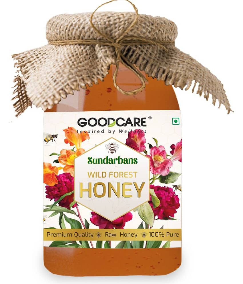 Goodcare Sundarbans Wild Forest Honey, 100% Raw and Natural, No Preservatives, Boosts Immunity and Energy, Premium Quality Honey 500gm