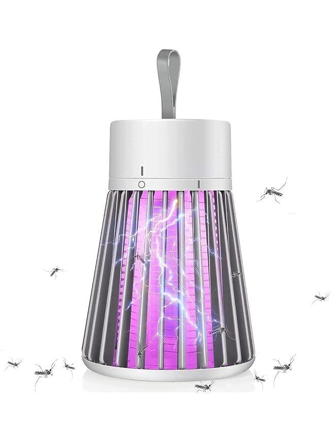 LED Mosquito Killer Machine Trap Lamp, Screen Protector, USB Power, Mushroom Design