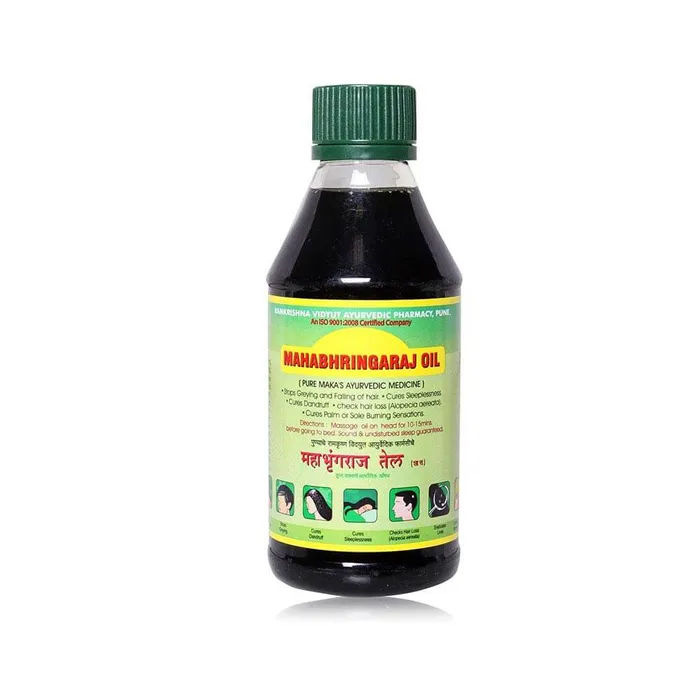 Pure Maka's Mahabhringraj Tel - Ayurvedic Hair Oil With No Added Chemicals, 500 ml