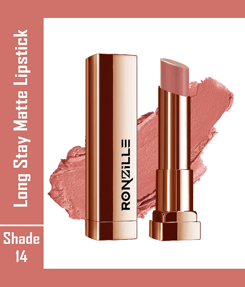 Ronzille Bubblegum Pink Matte Lipstick 4.5