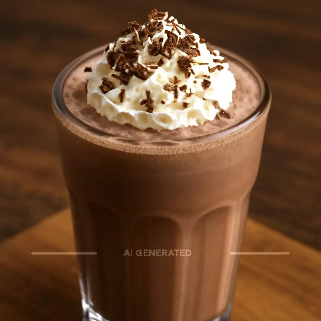 Chocolate icecream shake