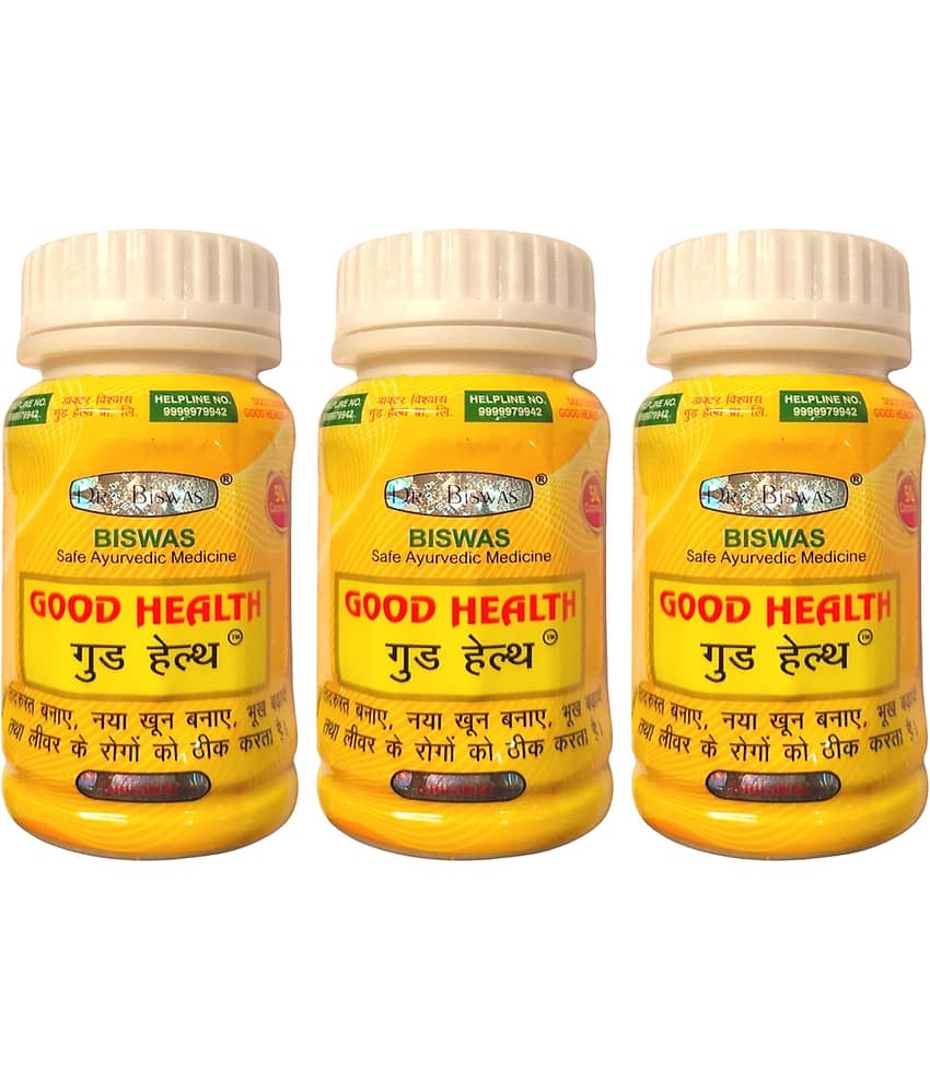 Dr. Biswas Good Health Ayurvedic Capsule Pack of 3