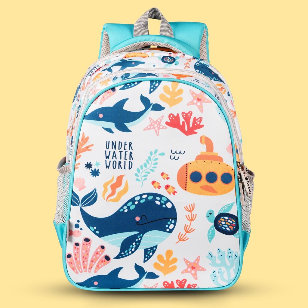 VISMIINTREND School Backpack Bags for Kids | School Bags | Water Resistant | Casual | Picnic | Travel | 5 to 10 Years School Backpack | Bag for Boys | Girls view 2