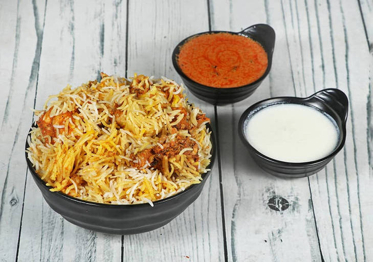 Mutton Biryani and Gravy