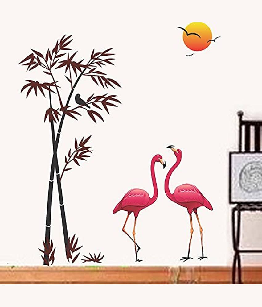 Inkfence Wall Sticker Birds ( 101 x 80 cms )