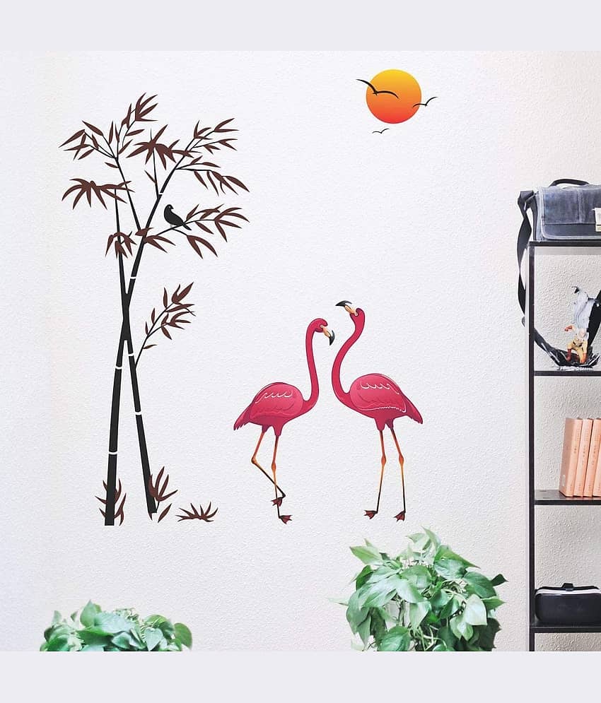 Inkfence Wall Sticker Birds ( 101 x 80 cms ) view 2