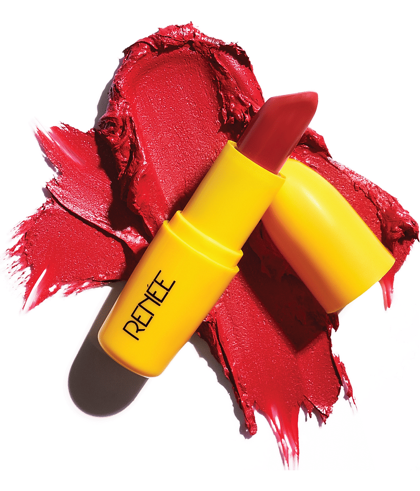 Renee Everyday Matte Lipstick - Sauce, Lightweight, Intense Color, Skincare Infused Makeup, 3 Gm