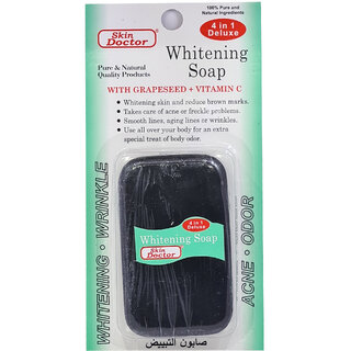 Skin Doctor Whitening, Acne Wrinkle With Grapeseed + Vitamin C Soap - 80g