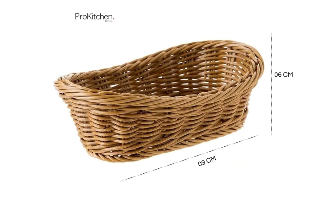 Prokitchen Homes Wicker Bread Basket view 2