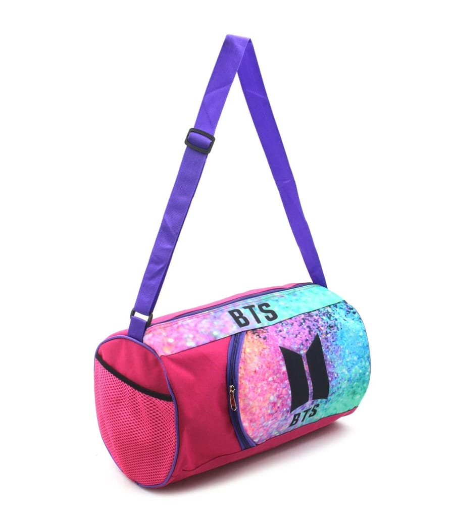 Weshopaholic BTS Travels Duffle Bags for Kids/Teenagers(MultiColor) view 2
