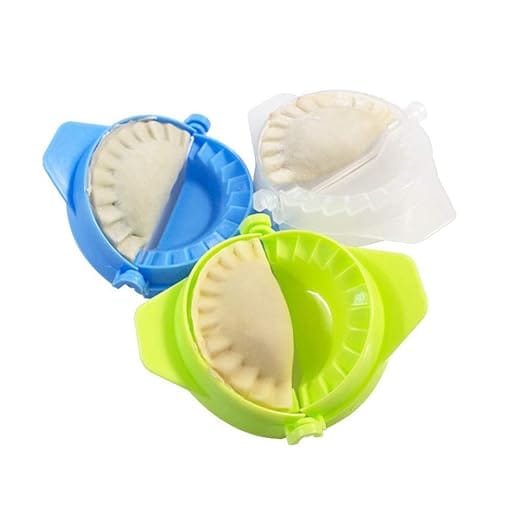 Three Secondz Garijalu Maker Tools Gujiya Maker Easy Mould Machine Cooking Tool (Pack of 3, Multicolor) view 2