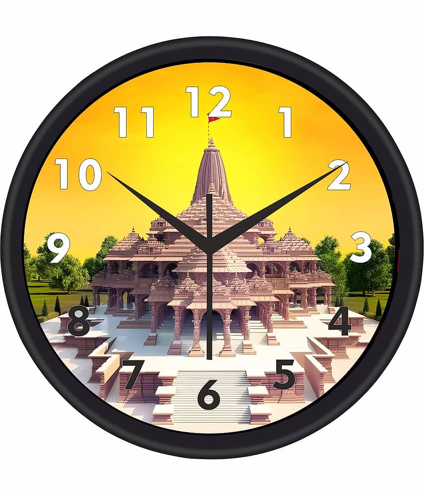 KP CRAFT Circular Analog Wall Clock