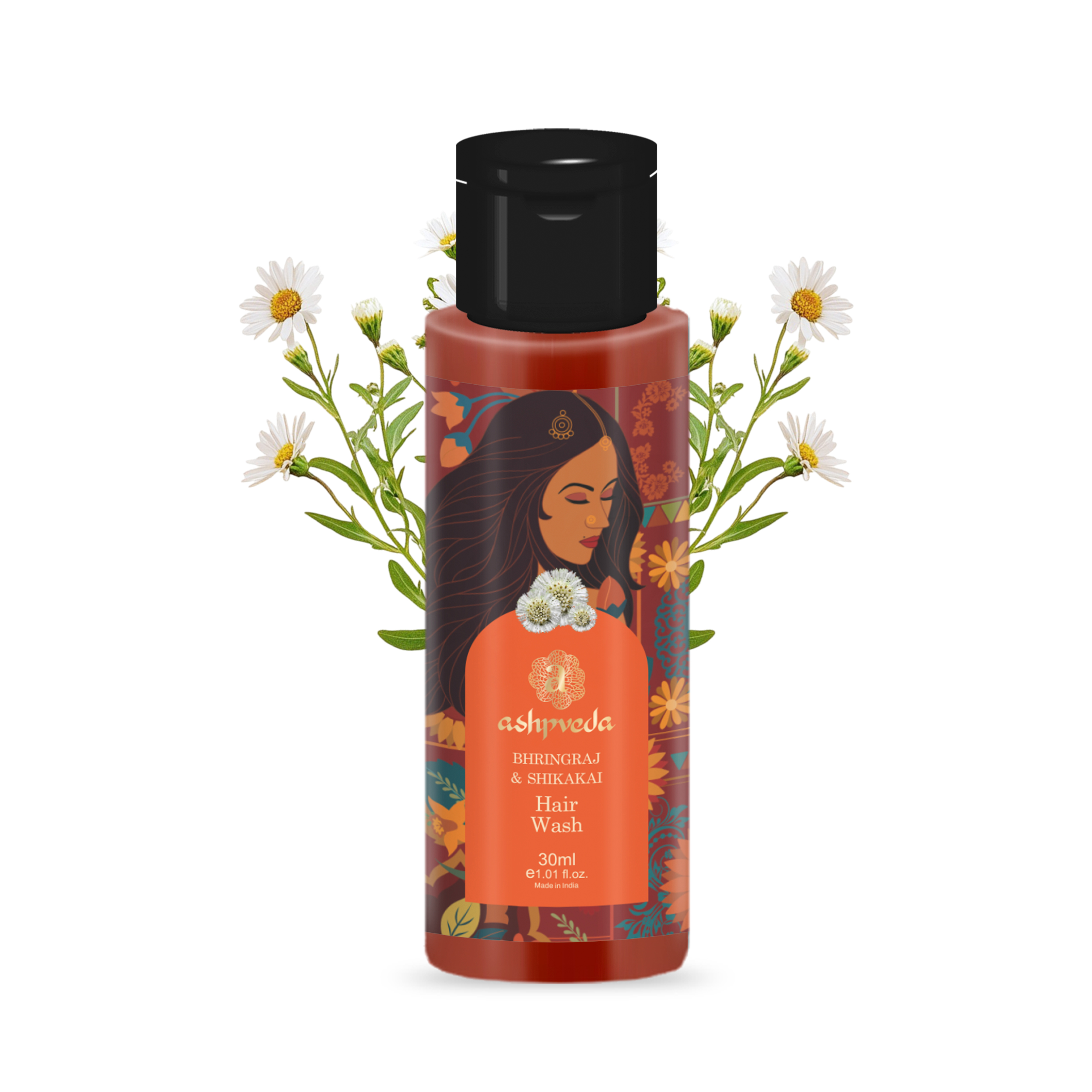ashpveda Bhringraj Shikakai Hair Shampoo for Soft Shiny Hair