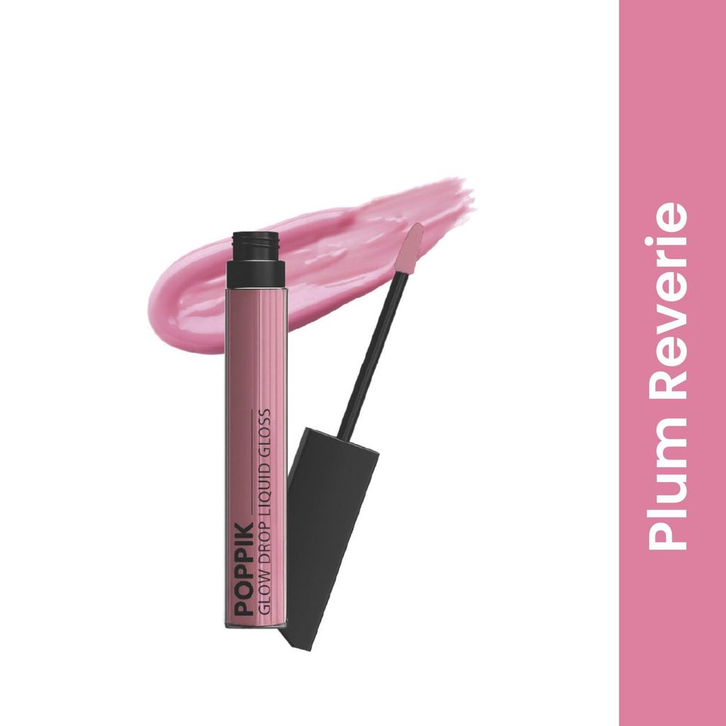 POPPIK Liquid Gloss Lipstick for Women | High Shine, Non Sticky, Moisturizing Lip Color | Smooth Glossy Finish | Party & Everyday Wear Lip Gloss, Ideal for Wedding, Casual Outings, Gifting, 2ML view 2