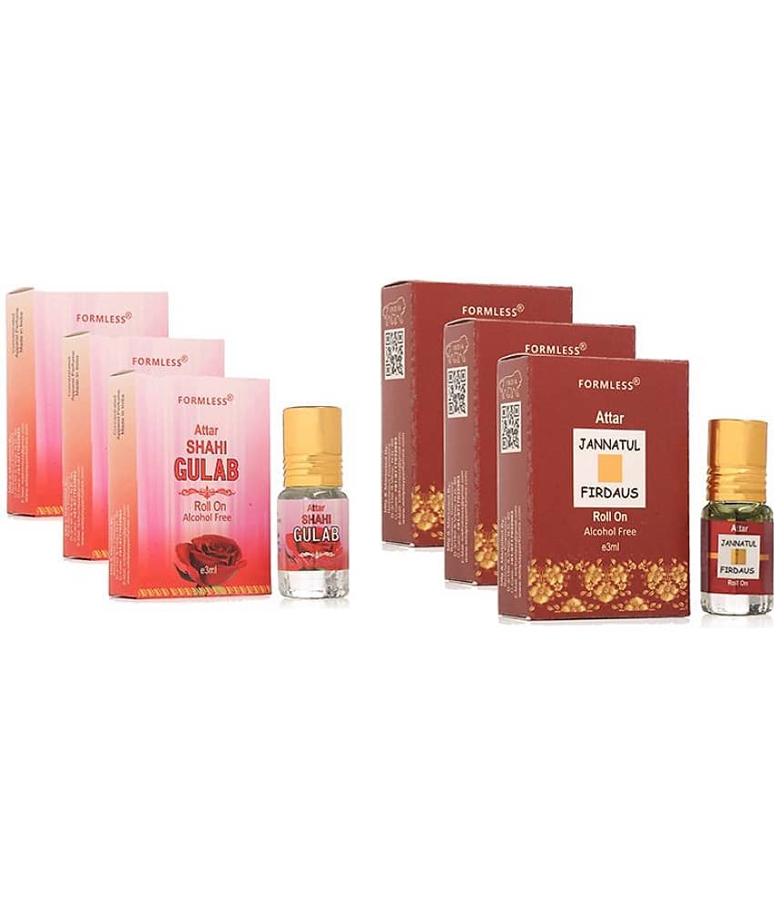 Shahi Gulab 3ml Attar 3pc and Jannatul firdaus 3ml Attar 3pc.