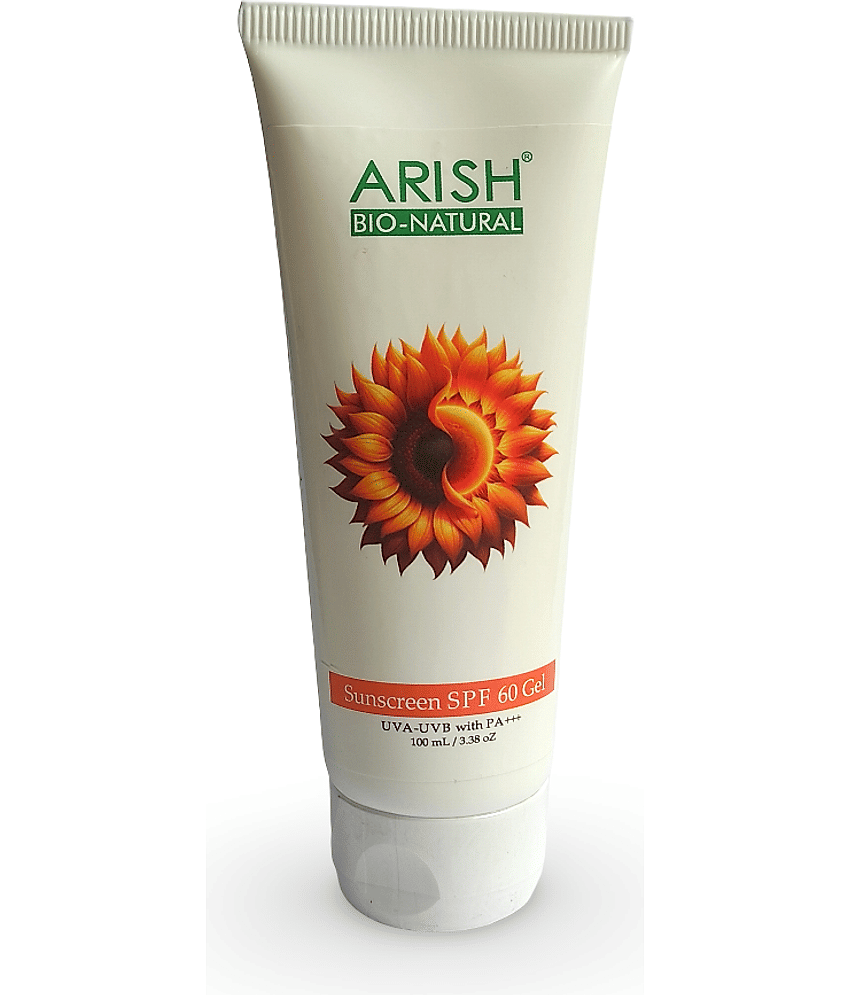 ARISH BIO-NATURAL SPF 60 Sunscreen Gel For All Skin Type ( Pack of 1 )