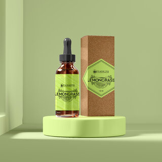 Fragrens Lemongrass Fragrance Oil 10ml Uplifting Natural Oil for Relaxation, Focus, and Holistic Health