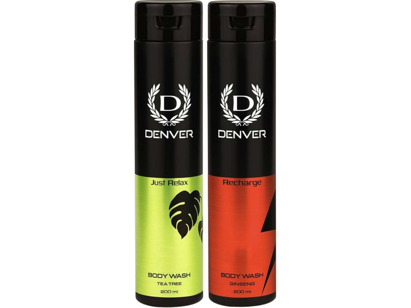 DENVER Body wash Recharge + Just Relax 200ml Each