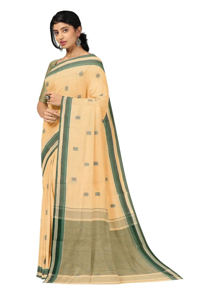 APCO Handloom (A Andhra Pradesh Govt Emporium)- Women's Traditional Pure Handloom Rajahmundry/Angara Cotton Saree | ACS0043 view 2