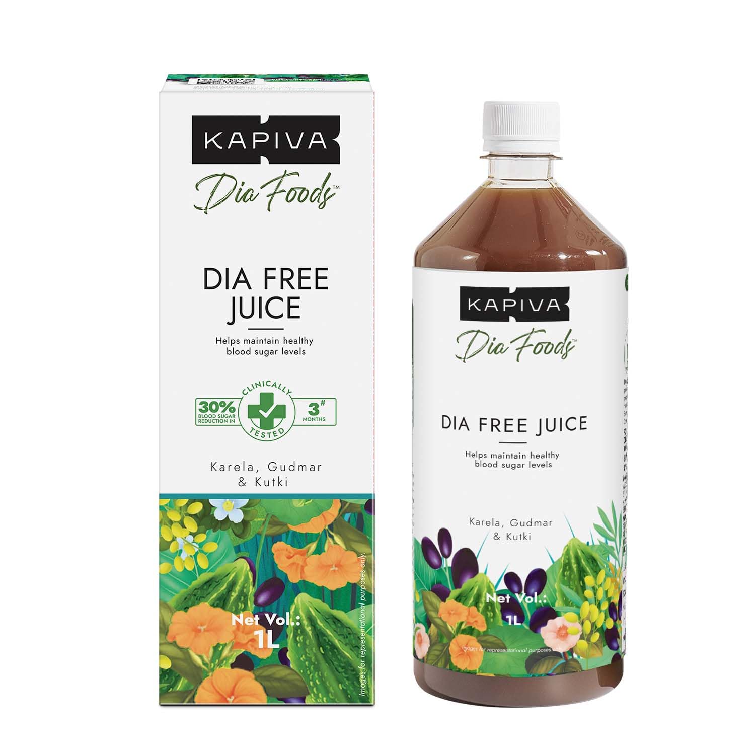 13. Kapiva Dia-Free 1L | Daily Sugar Control & Wellness