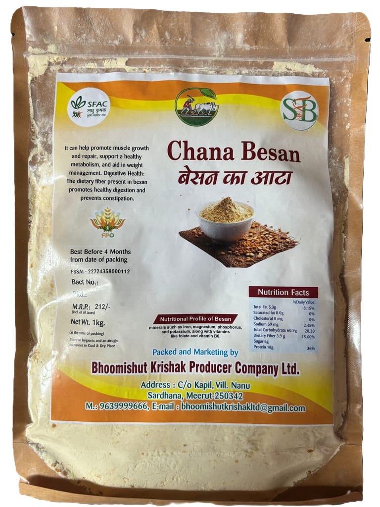 Bhoomisut Chana Besan - 1 KG view 2