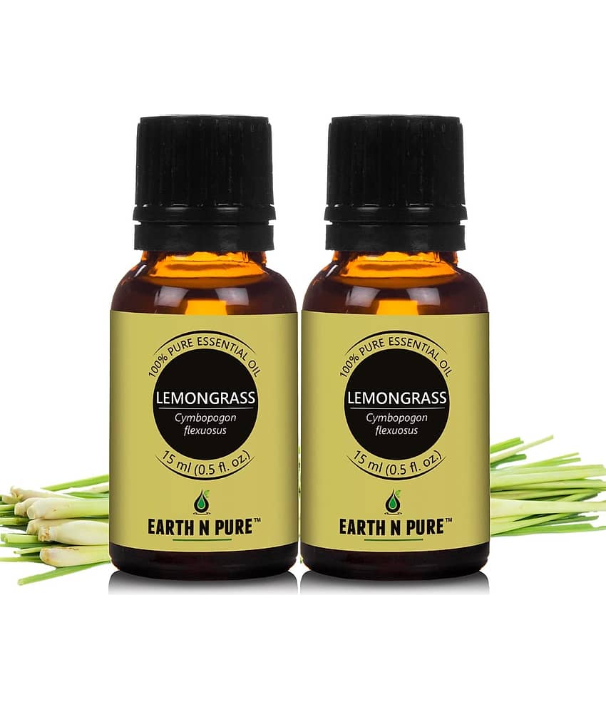 Earth N Pure - Lemongrass Essential Oil 15 mL ( Pack of 2 )